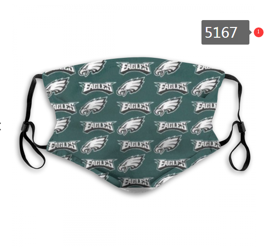 2020 NFL Philadelphia Eagles #6 Dust mask with filter